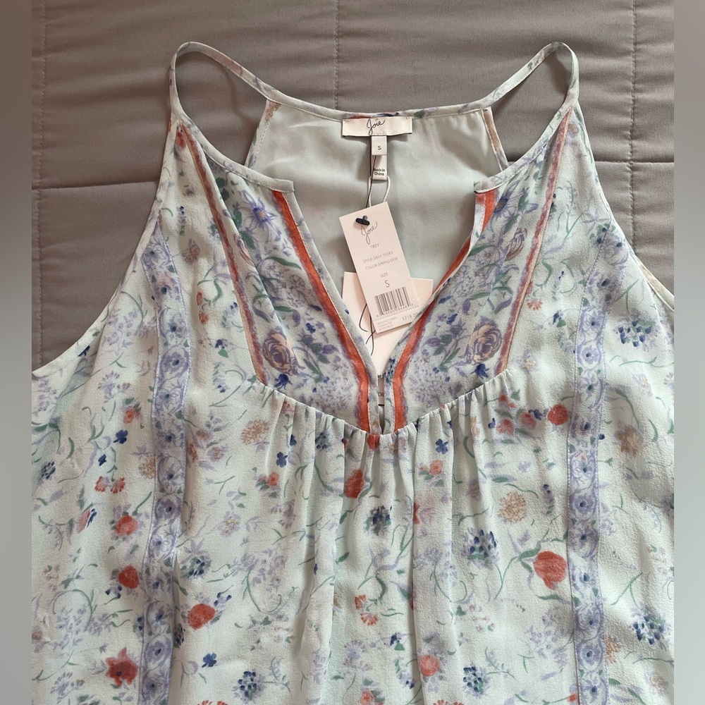 NWT Joie Trey Cami in Spring Dew | Joie Women’s Top - Picture 3 of 10